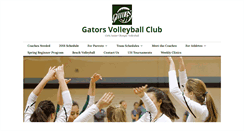 Desktop Screenshot of gatorsvolleyball.com