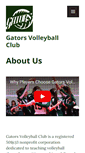 Mobile Screenshot of gatorsvolleyball.com